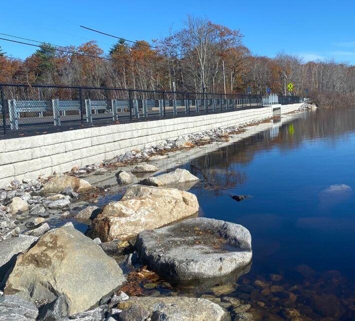 Augusta, Maine installed new boat launch and fishing pier